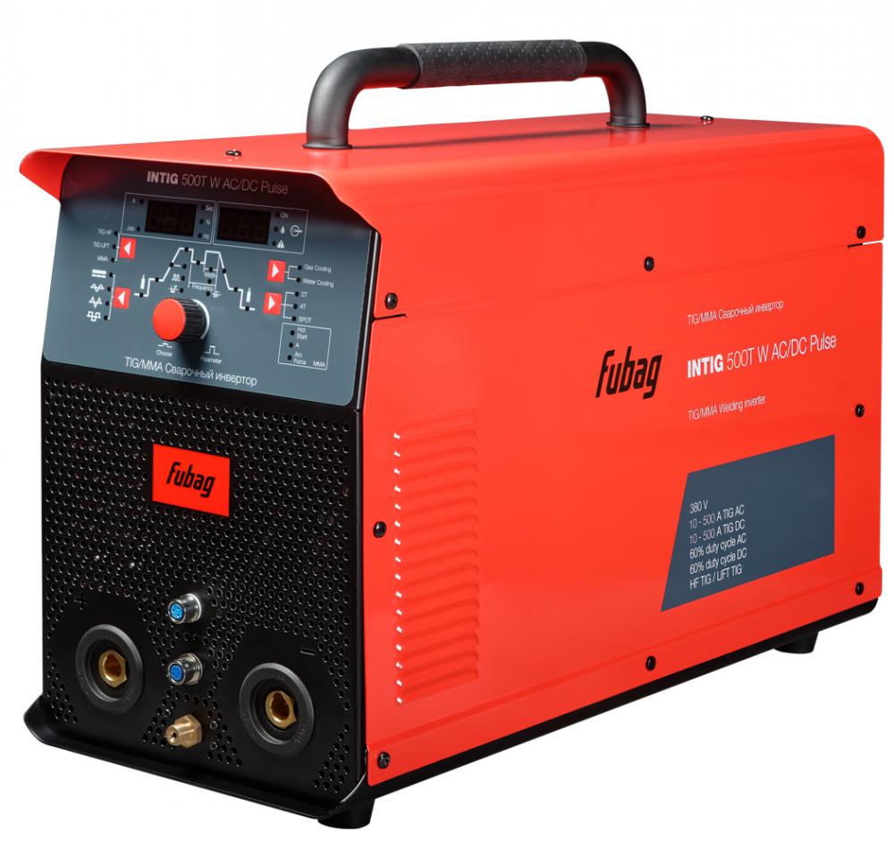 Fubag INTIG 500 T AC/DC PULSE с горелкой, блоком охлаждения, тележкой